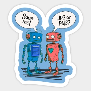 Droid Friends Sticker